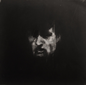 "L'abri Sadi-Carnot (all the people they could have been)", conte and chalk on paper, 30 x 30 cm